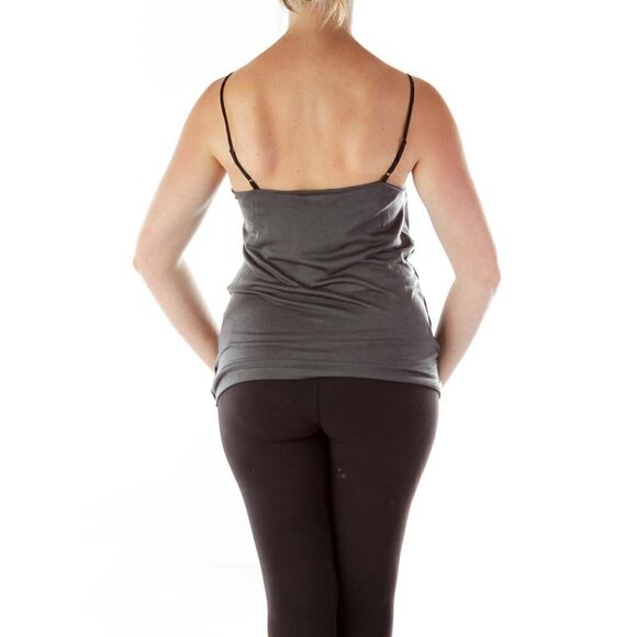 Banana Republic Gray Black Woven Tank Top - Picture 2 of 3